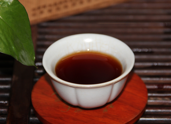 陳年普洱茶 陳年熟茶 2006古喬木普洱貢磚  250克