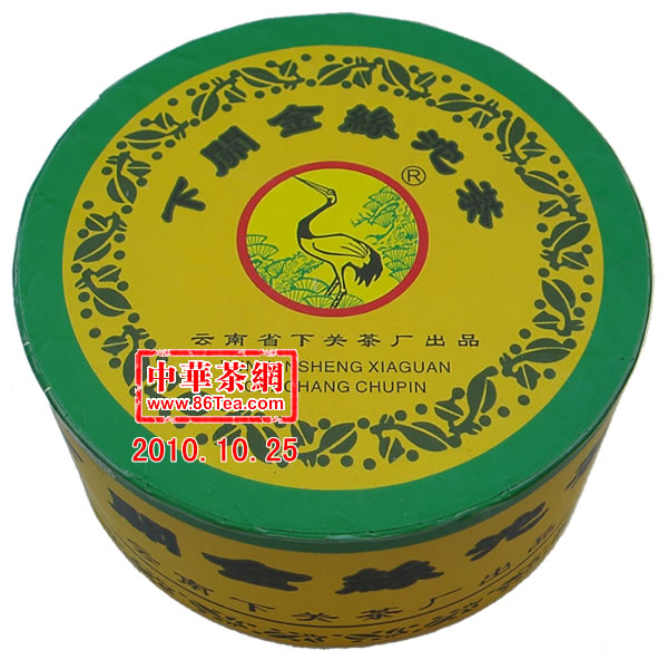 陳年生茶 陳年普洱茶 2004下关金絲沱茶 100克/盒