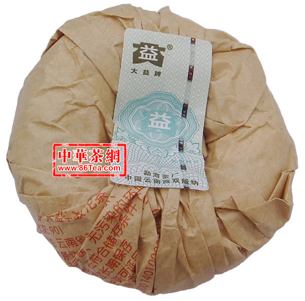 大益普洱茶 陳年大益普洱茶 901大益甲级沱茶 100克