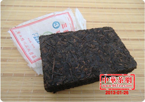 陈年六堡茶-六堡砖茶-2009陳年六堡茶磚 400克